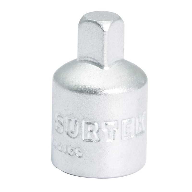 Adaptador para dado cuadro de 3/8" hembra a 1/4" macho Surtek F5155