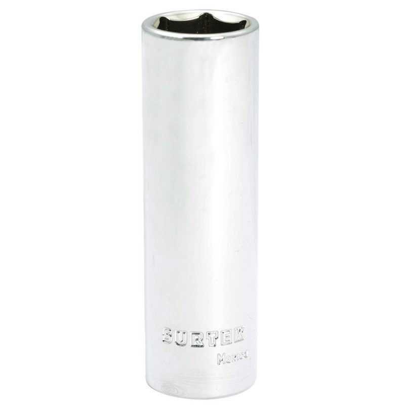 Dado largo cuadro de 1/2" 6 puntas métrico Surtek F5815HLM