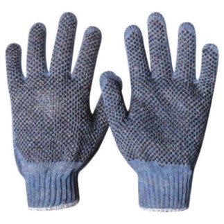 Guante Algodon Multicolor C/Puntos Pvc Unitalla (Precio X Par - E WEST-ST02020