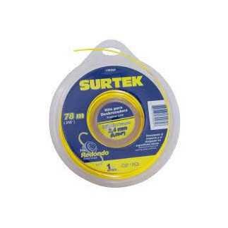 Nailon para desbrozadora doble blíster 2.4 mm x 78 m Surtek 130264