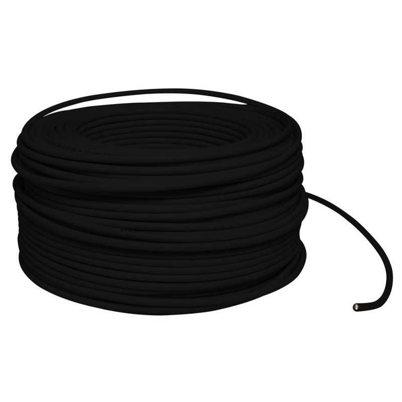 Cable eléctrico THW calibre 10 100 m color negro Surtek 136944