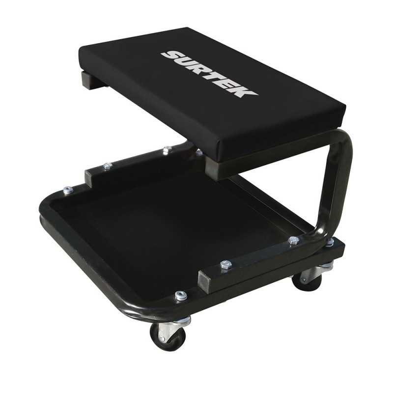 Banco para mecánico móvil acolchonado 365 mm Surtek 137071