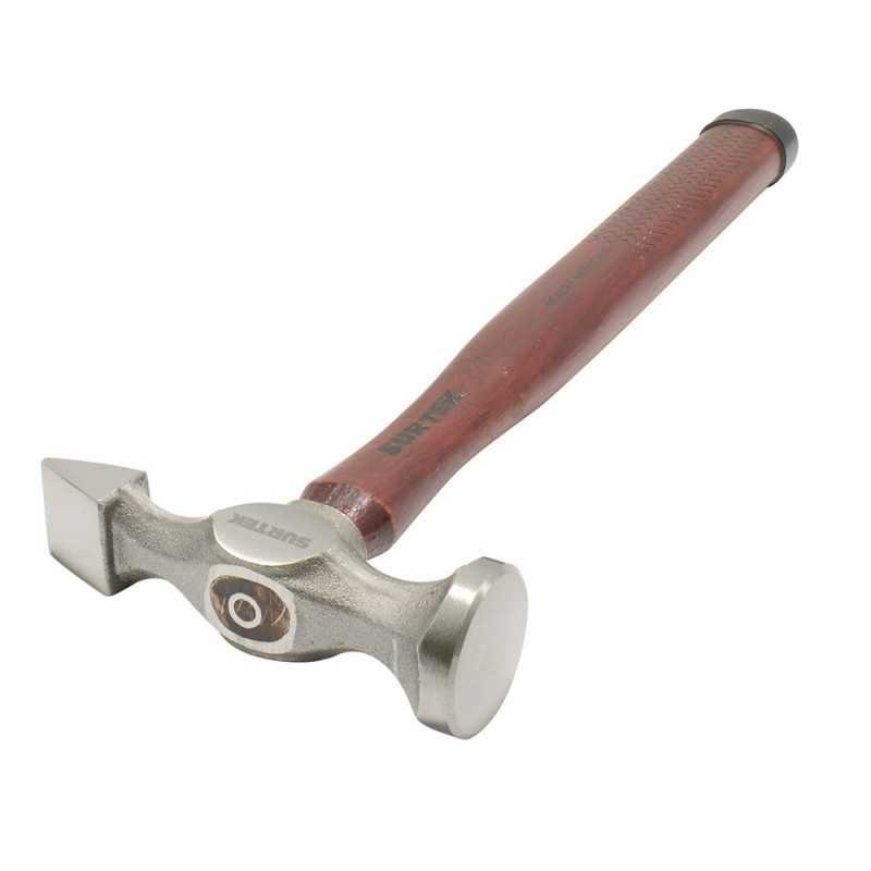 Martillo laminero plana-cruzada con mango de madera hickory Americano de 13" 11 oz Surtek MHP4