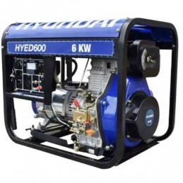 Generador Profesional Monofásico con motor de diésel de 4 tiempos HYU-HYED600XT HYU-HYED600XT HYUNDAI