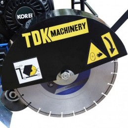 Cortadora de piso para concreto Semiprofesional TDK con motor KOR TDK350-KR67 TDK350-KR67 TDK