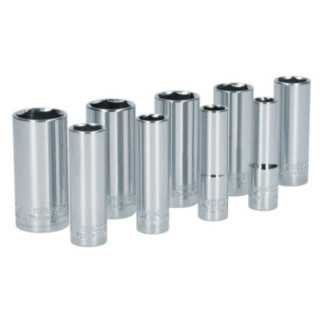 Juego de dados largos cuadro de 3/8" 6 puntas en pulgadas 9 piezas Surtek S12S