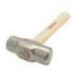 MARR3 Marro octagonal cabeza forjada con mango corto de madera de 12" 3 lb Surtek