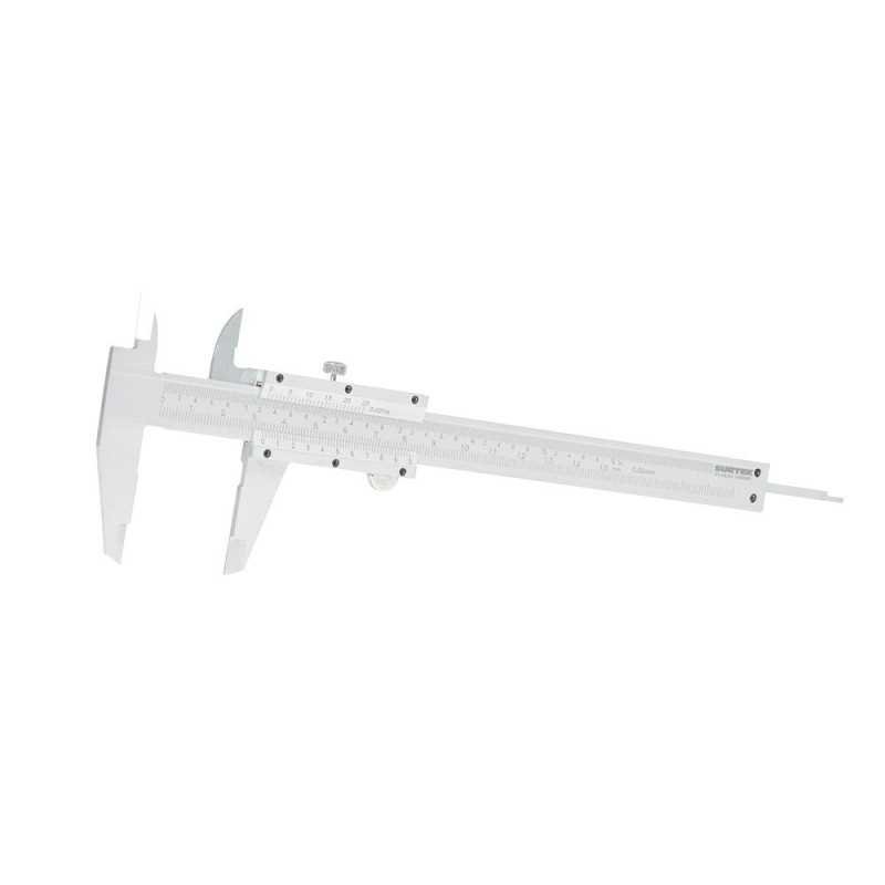 Calibrador en pulgadas y milímetros vernier 0 - 6" Surtek 122203