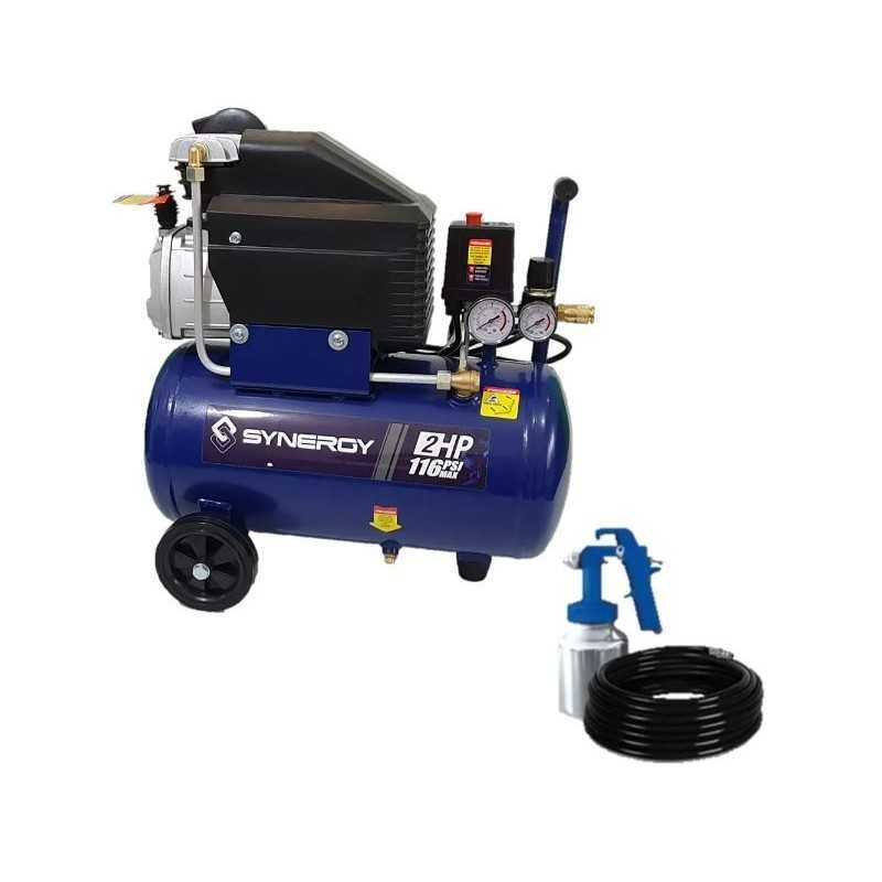 Compresor de Aire 20 L 2Hp Synergy CPM202 SYN-CPM202 SYNERGY