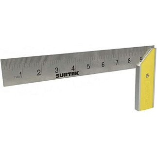 Escuadra de carpintero con mango plastico 8" Surtek 122251
