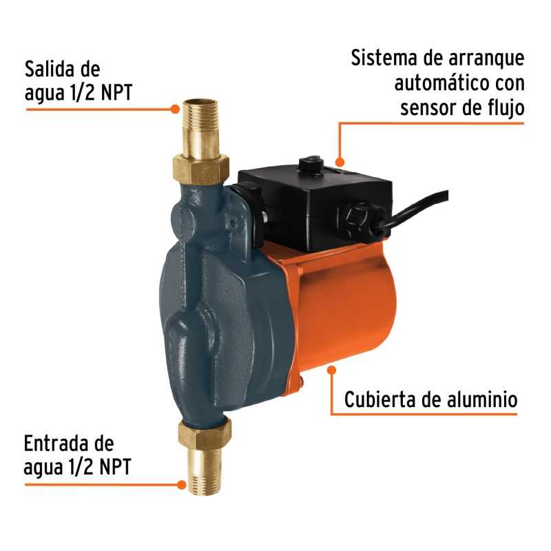 Bomba Presurizadora 1/6 HP Truper 14635