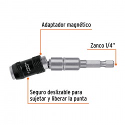 Adaptador Articulado De 120 Mm Magnético Para Puntas, Expert Truper 101965 TRUP-101965 TRUPER