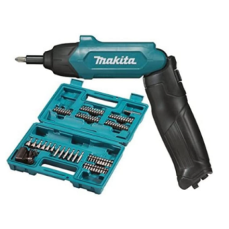 Atornillador 1/4" 3.6 V + 81 puntas + estuche MAKITA DF001DW