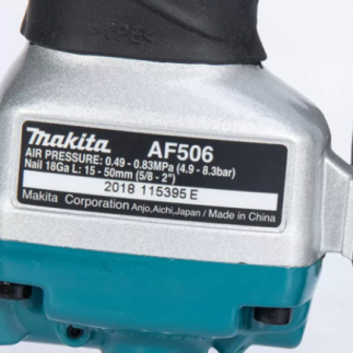 Clavadora Neumática calibre 18 2" Makita AF506