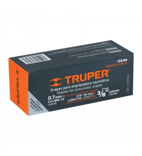 Grapas para engrapadora neumática, 16mm, TRUPER 13246 TRUP-13246 TRUPER