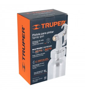 Pistola para pintar baja presión pulida TRUPER 14037 TRUP-14037 TRUPER