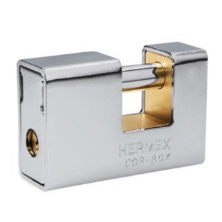 Candado Antipalanca 80Mm Blindado Llave Tetra Hermex