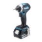 Atornillador de Impacto 1/4" 18 V BL + 2 baterías 3 A + estuche MAKITA DTD154RFE
