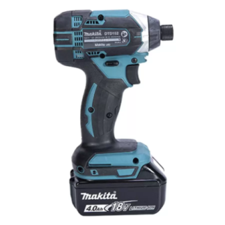 Atornillador de Impacto 1/4" 18 V + 2 Baterías 3 A + estuche MAKITA DTD152RFE