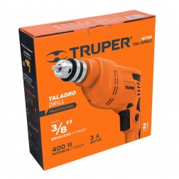 Taladro 3/8" 400 W Truper 16708 TRUP-16708 TRUPER