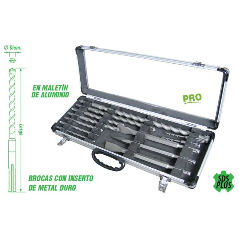 Broca de metal SDS plus con caja de aluminio SYN-BP812K SYN-BP812K GLADIATOR