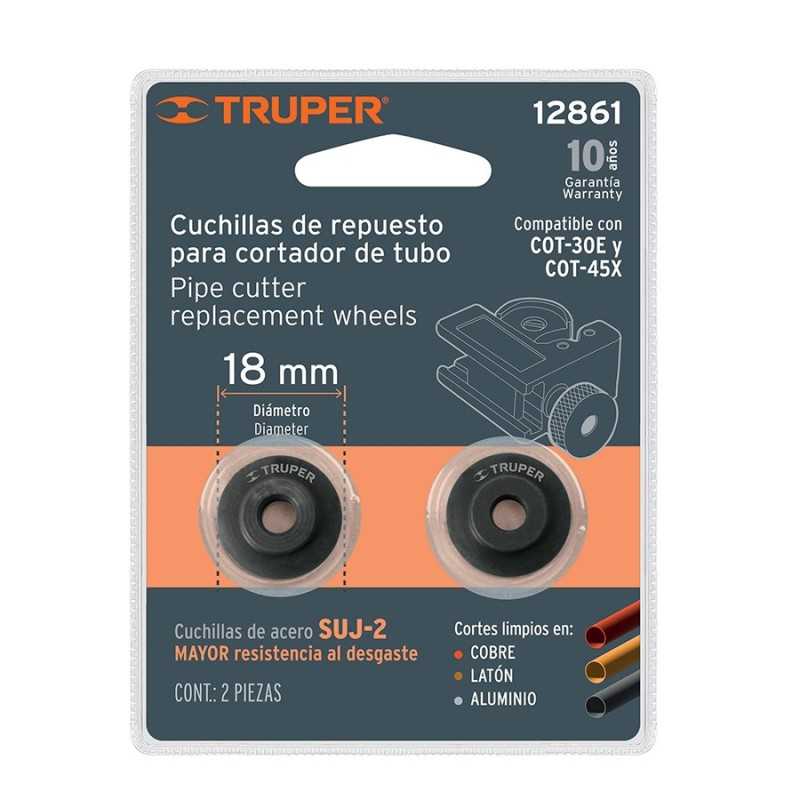 Blíster Con 2 Cuchillas Para Cortador De Tubo Cot-30E TRUP-12861 TRUPER