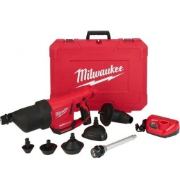 Pistola De Aire Para Limpiar Drenajes Airsnake M12 Kit MIL2572B-21 MILWAUKEE