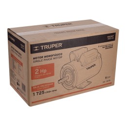 Motor eléctrico monofásico de 2 HP, baja velocidad, Truper TRUP-102307 TRUP-102307 TRUPER