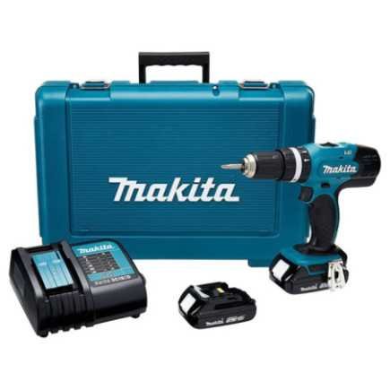 Rotomartillo Atornillador 1/2" 18 V 2 Vel 0-400 0-1,500 Rpm Makita DHP453SYE