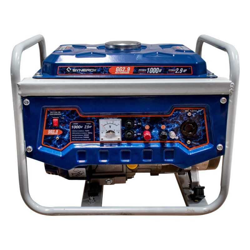 Generador A Gasolina 850W-1,000 W 2.9 Hp 93.5 Cc 6 L Manual SYN-GG2.9 SYN-GG2.9 SYNERGY