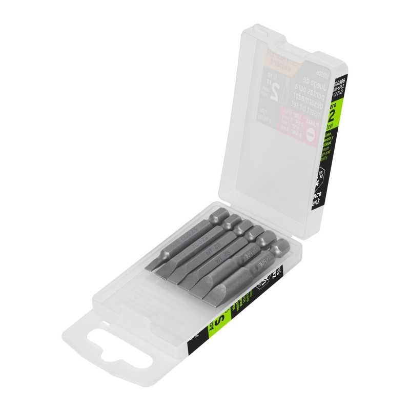 Estuche con 6 puntas planas combinadas Expert 100506