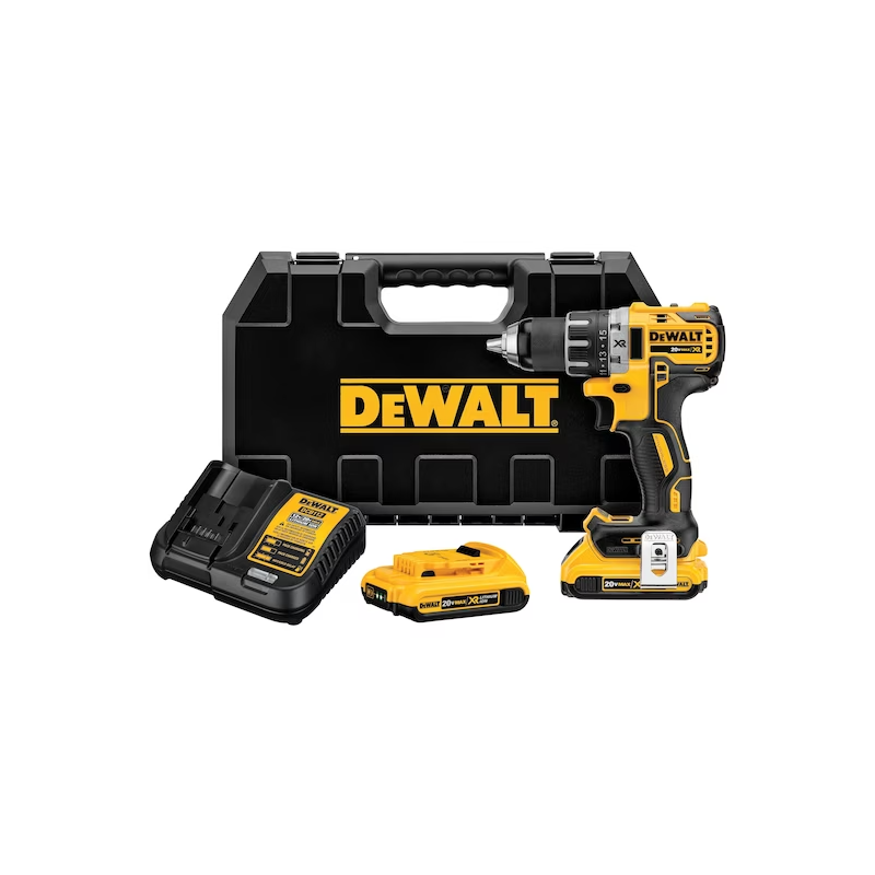 Kit de Taladro Atornillador Inalámbrico de 1/2" (13mm) de 20V MAX* DWDCD791D2-B3 DEWALT