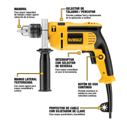 Rotomartillo 1/2" 770 W Dewalt DWE5010-B3 DWE5010-B3 DEWALT