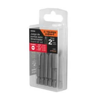 Estuche con 6 puntas planas combinadas Expert 100506