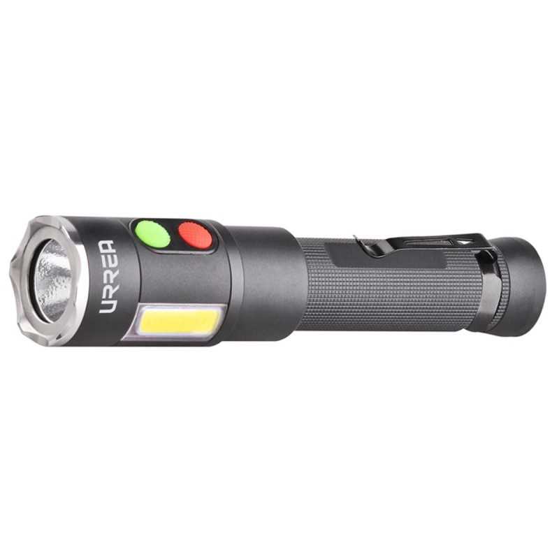 Linterna Led Rec 600Lm C/Alarm URR-LRU6A URREA