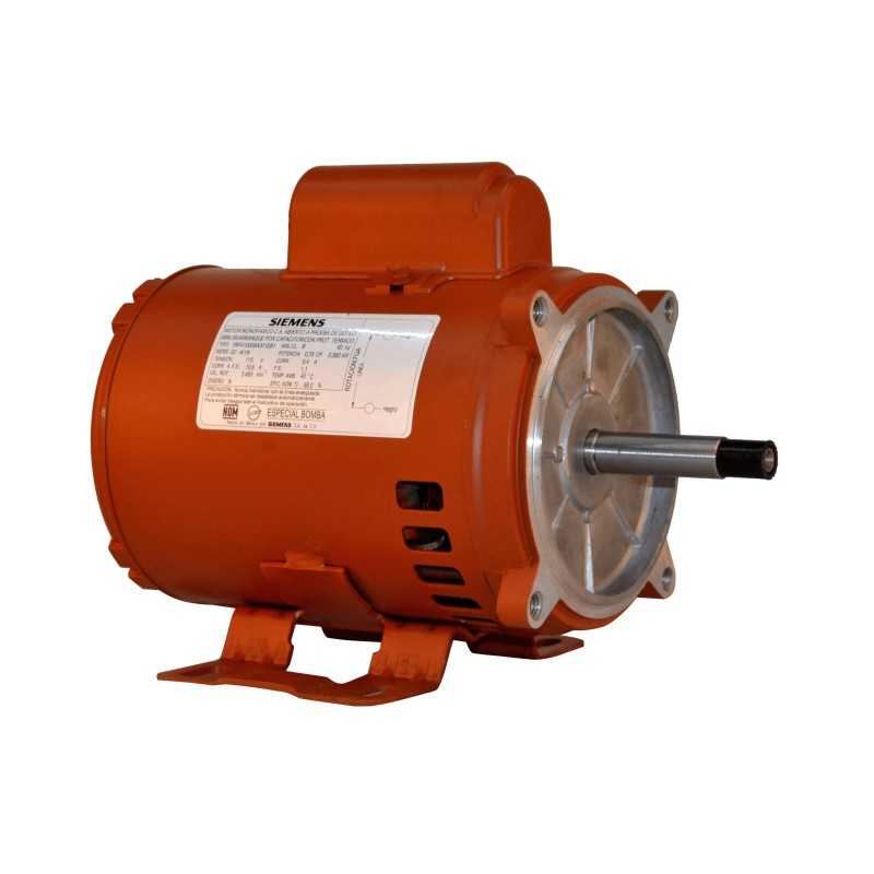 Motor Monofásico 1/2 Hp Alta Brida "C" Ecológico SIE0620 SIEMENS