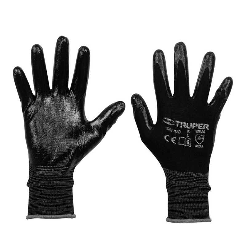 Guantes De Nylon Recubiertos De Nitrilo, G, Truper TRUP-13295 TRUPER