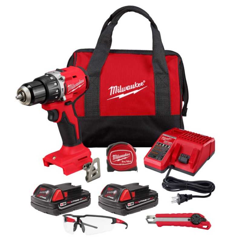 Combo Rotomartillo 1/2 18 V + Lentes + Flexometro + Cutter Milwaukee MIL3602-22CTINS MIL3602-22CTINS MILWAUKEE