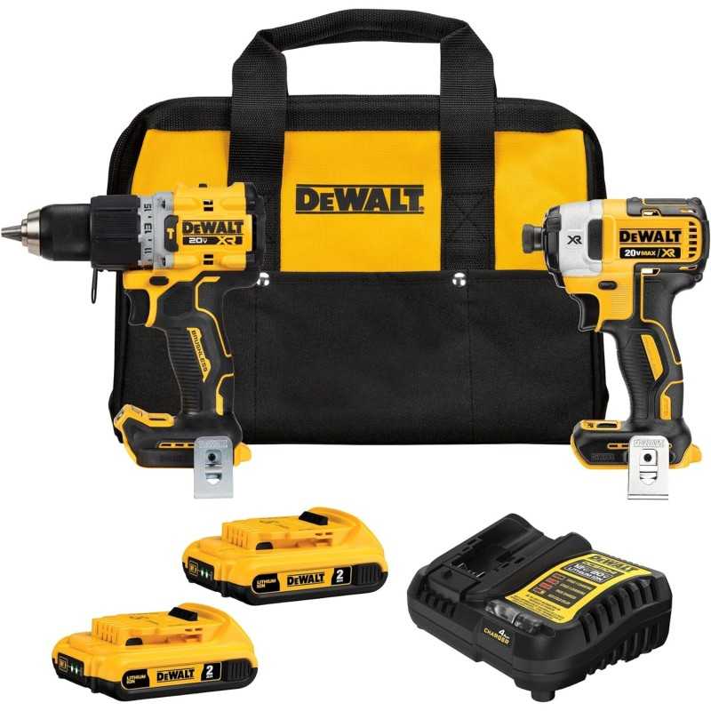 Combo Rotomartillo 1/2" 20V Y Llave de Impato 1/4" Dewalt DCK2490D2-B3 DWDCK2490D2-B3 DEWALT