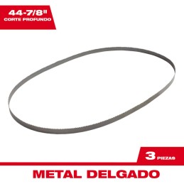 Seguetas Bimetálicas 44-7/8" 14 Dientes 3 piezas Milwaukee 48390511 AMIL48390511 MILWAUKEE ACCESORIOS