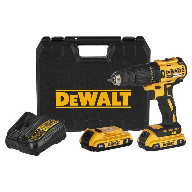 Rotomartillo Atornillador Sin Carbones Cargador Y 2 Pilas Dwdcd DWDCD7781D2-B3 DEWALT