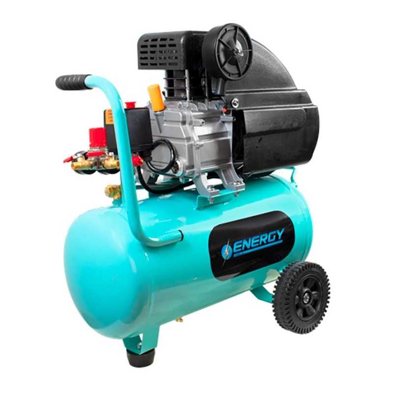 Compresor De Aire Lubricado 1.5 Hp 1100 W 24 Lts 115 Psi ENERGY SYN-C24/16 ENERGY