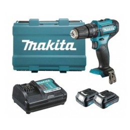 Rotomartillo 3/8" 12 V + 2 Baterías 4 A + Cargador MAKITA MAKHP333DWME MAKITA HERRAMIENTAS