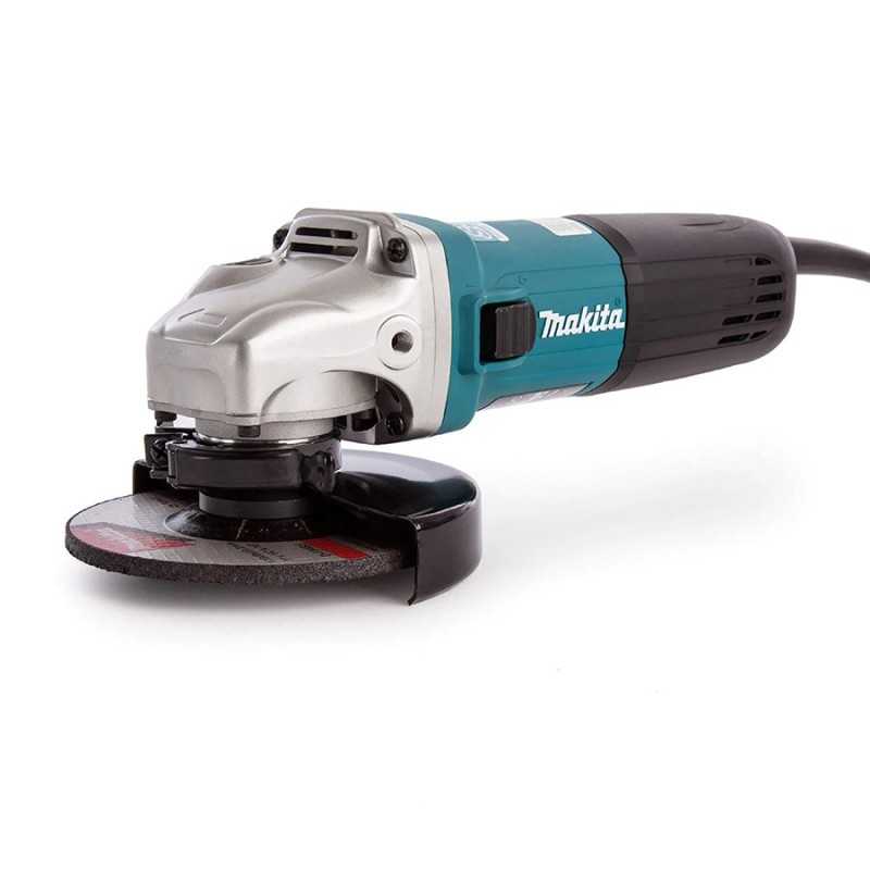 Esmeriladora Angular 4-1/2" 11,000 Rpm 1,100 W Sjs Ii Con Disco MAKITA MAKGA4541R MAKITA HERRAMIENTAS