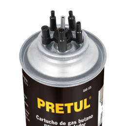 Lata de gas butano para encendedor, 125 g, PRETUL 25131 PRETUL-25131 PRETUL