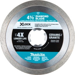 Disco De Diamante Rin Continuo 4-1/2"X7/8"MAKITA E07397 E07397 MAKITA ACCESORIOS