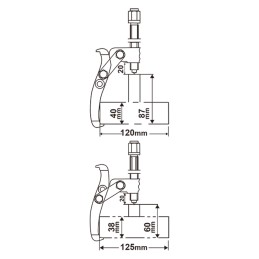 Extractor de 3 mordazas INGCO HGP08034 IG-HGP08034 INGCO