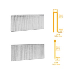 Clavadora Engrapadora Neumática Calibre 18 + grapas INGCO ACN50401 IG-ACN50401 INGCO