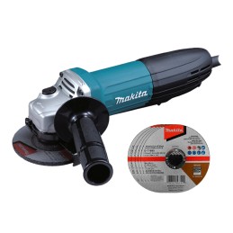 Combo Esmeriladora Angular 4-1/2" 720 W + 5 Discos D71685 MAKGA4534KIT MAKITA