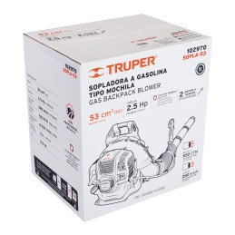 Sopladora 53 CC A Gasolina Tipo Mochila TRUPER 102970 TRUP-102970 TRUPER